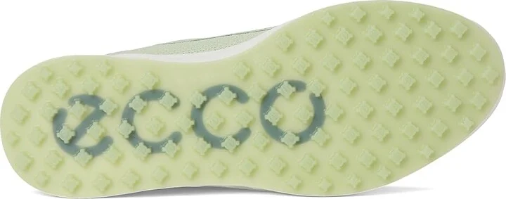 ECCO Golf S Casual Lace Waterproof Golf Shoe Women's Golf Shoes Matcha/Gold Metallic : EU 36 (US Women's 5-5.5) B - Medium, Leather - Image 3