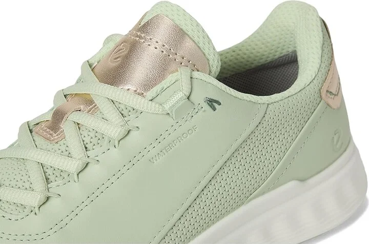 ECCO Golf S Casual Lace Waterproof Golf Shoe Women's Golf Shoes Matcha/Gold Metallic : EU 36 (US Women's 5-5.5) B - Medium, Leather - Image 7