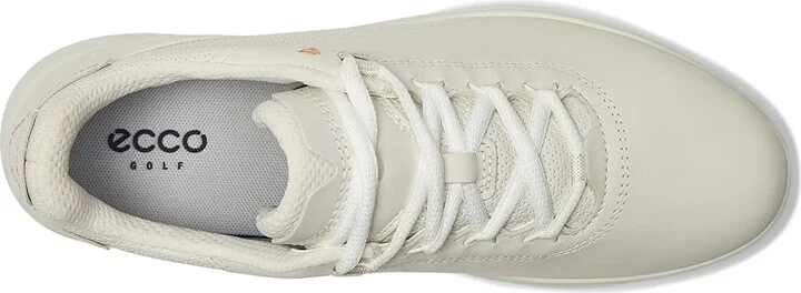 ECCO Golf S Casual Lace Waterproof Golf Shoe Women's Golf Shoes White : EU 38 (US Women's 7-7.5) B - Medium, Leather - Image 2
