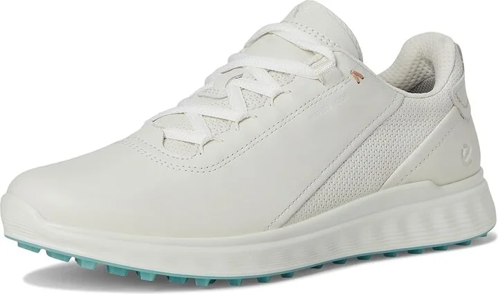 ECCO Golf S Casual Lace Waterproof Golf Shoe Women's Golf Shoes White : EU 38 (US Women's 7-7.5) B - Medium, Leather - Image 5