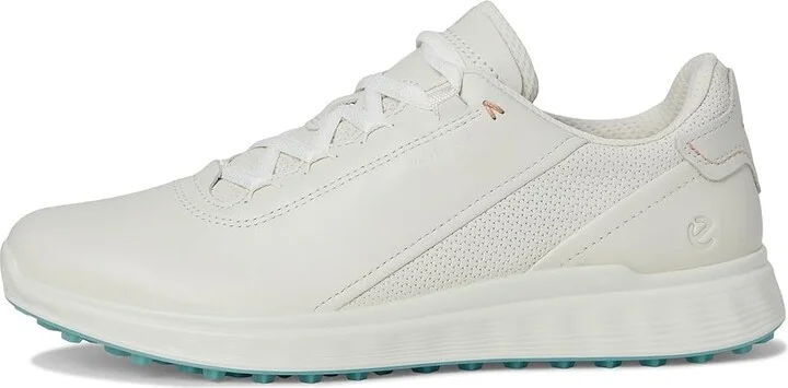 ECCO Golf S Casual Lace Waterproof Golf Shoe Women's Golf Shoes White : EU 38 (US Women's 7-7.5) B - Medium, Leather - Image 6