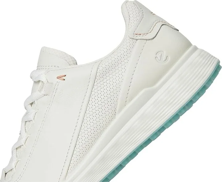 ECCO Golf S Casual Lace Waterproof Golf Shoe Women's Golf Shoes White : EU 38 (US Women's 7-7.5) B - Medium, Leather - Image 7