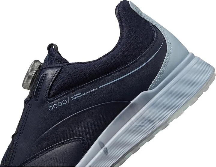 ECCO Golf S-Three Boa GORE-TEX(r) Waterproof Golf Hybrid Golf Shoes Women's Shoes Night Sky : EU 41 (US Women's 10-10.5) B - Medium, Leather - Image 4