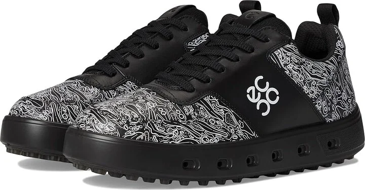 ECCO Golf Street 720 DS GORE-TEX Waterproof Golf Shoe Men's Golf Shoes Black : EU 41 (US Men's 7-7.5) D - Medium, Leather