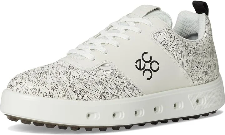 ECCO Golf Street 720 DS GORE-TEX Waterproof Golf Shoe Men's Golf Shoes White : EU 46 (US Men's 12-12.5) D - Medium, Leather - Image 5