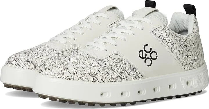 ECCO Golf Street 720 DS GORE-TEX Waterproof Golf Shoe Men's Golf Shoes White : EU 46 (US Men's 12-12.5) D - Medium, Leather
