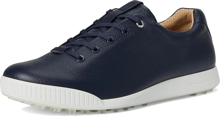 ECCO Golf Street Retro Hybrid Waterproof Golf Shoe Men's Shoes Marine : EU 46 (US Men's 12-12.5) D - Medium, Leather - Image 5