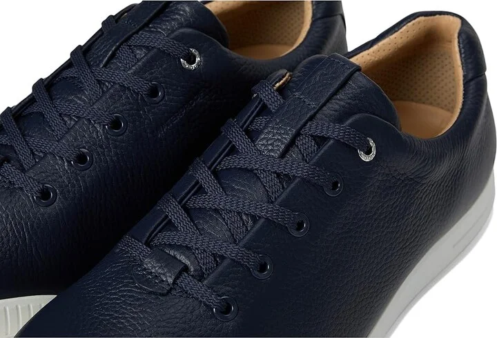 ECCO Golf Street Retro Hybrid Waterproof Golf Shoe Men's Shoes Marine : EU 46 (US Men's 12-12.5) D - Medium, Leather - Image 7