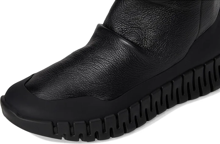 ECCO Gruuv Pull On Mid Fashion Boot Women's Boots Black/Black : EU 36 (US Women's 5-5.5) M, Leather - Image 2