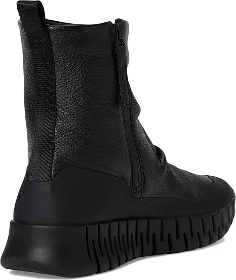 ECCO Gruuv Pull On Mid Fashion Boot Women's Boots Black/Black : EU 36 (US Women's 5-5.5) M, Leather - Image 4