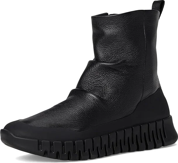 ECCO Gruuv Pull On Mid Fashion Boot Women's Boots Black/Black : EU 36 (US Women's 5-5.5) M, Leather - Image 5