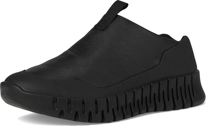 ECCO Gruuv Slip-On Sneaker Women's Shoes Black/Black : EU 41 (US Women's 10-10.5) M, Leather/Rubber - Image 5
