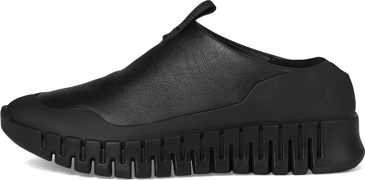 ECCO Gruuv Slip-On Sneaker Women's Shoes Black/Black : EU 41 (US Women's 10-10.5) M, Leather/Rubber - Image 6