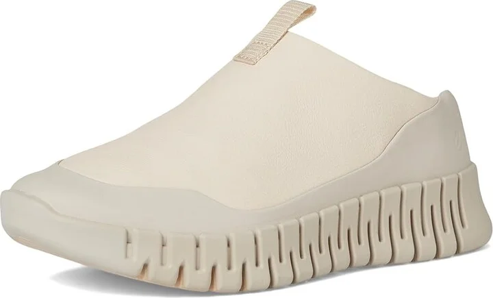 ECCO Gruuv Slip-On Sneaker Women's Shoes Gravel/Limestone : EU 39 (US Women's 8-8.5) M, Leather/Rubber - Image 5