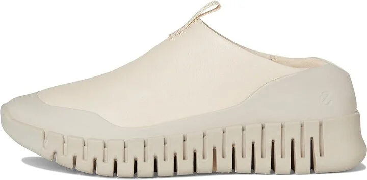 ECCO Gruuv Slip-On Sneaker Women's Shoes Gravel/Limestone : EU 39 (US Women's 8-8.5) M, Leather/Rubber - Image 6