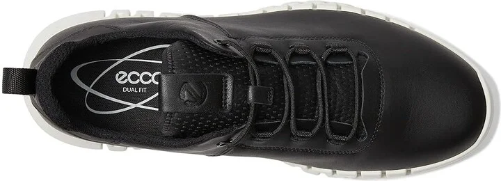 ECCO Gruuv Sneaker Men's Shoes Black/Black : EU 40 (US Men's 6-6.5) M, Leather - Image 2