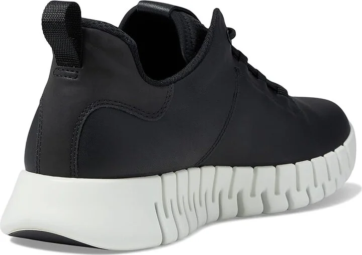 ECCO Gruuv Sneaker Men's Shoes Black/Black : EU 40 (US Men's 6-6.5) M, Leather - Image 4