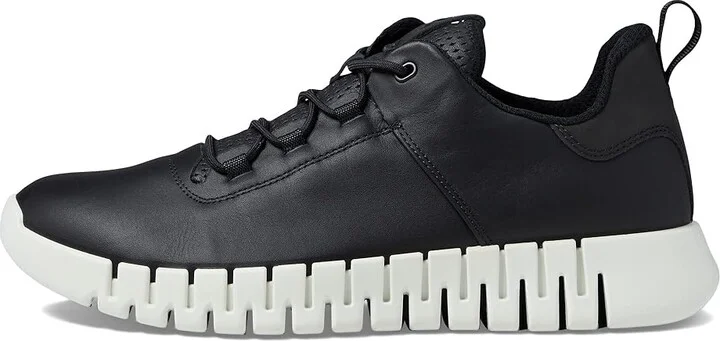 ECCO Gruuv Sneaker Men's Shoes Black/Black : EU 40 (US Men's 6-6.5) M, Leather - Image 6