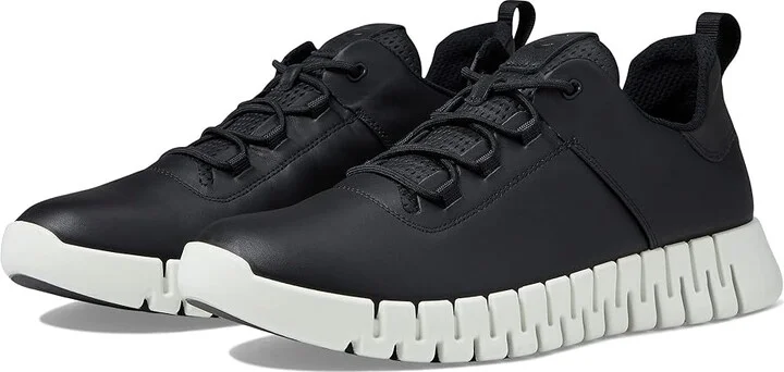 ECCO Gruuv Sneaker Men's Shoes Black/Black : EU 40 (US Men's 6-6.5) M, Leather