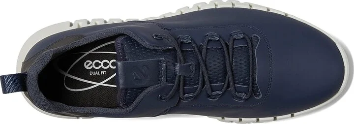 ECCO Gruuv Sneaker Men's Shoes Marine/Marine : EU 39 (US Men's 5-5.5) M, Leather - Image 2