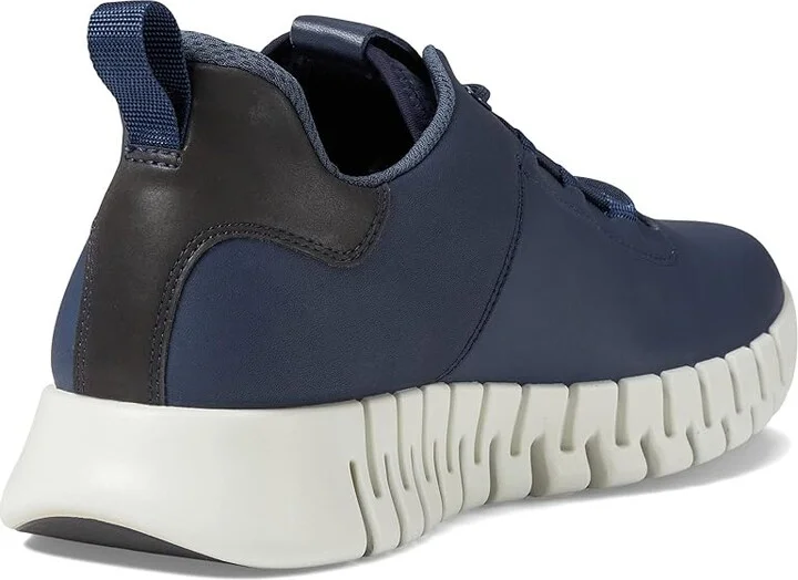 ECCO Gruuv Sneaker Men's Shoes Marine/Marine : EU 39 (US Men's 5-5.5) M, Leather - Image 4