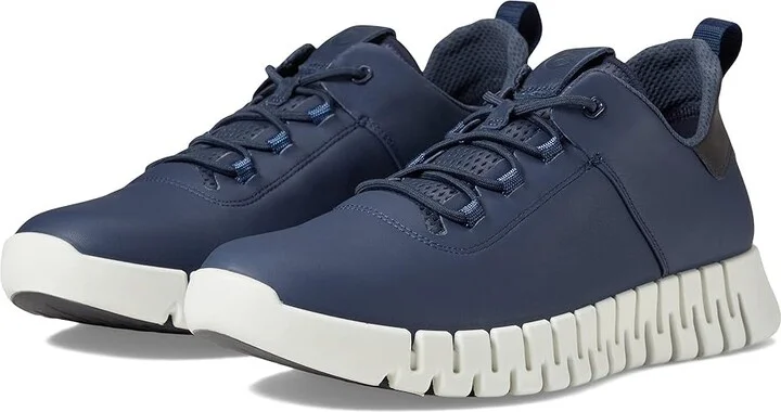 ECCO Gruuv Sneaker Men's Shoes Marine/Marine : EU 39 (US Men's 5-5.5) M, Leather