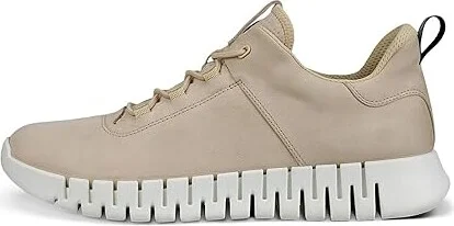 ECCO Gruuv Sneaker Men's Shoes Sand : EU 45 (US Men's 11-11.5) M, Leather - Image 4