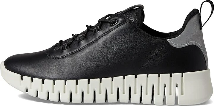 ECCO Gruuv Sneaker Women's Shoes Black/Light Grey : EU 36 (US Women's 5-5.5) M, Leather - Image 6
