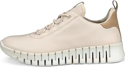 ECCO Gruuv Sneaker Women's Shoes Limestone/Powder : EU 35 (US Women's 4-4.5) M, Leather - Image 4