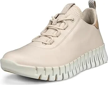 ECCO Gruuv Sneaker Women's Shoes Limestone/Powder : EU 35 (US Women's 4-4.5) M, Leather