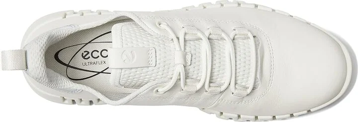 ECCO Gruuv Sneaker Women's Shoes White/Light Grey : EU 35 (US Women's 4-4.5) M, Leather - Image 2
