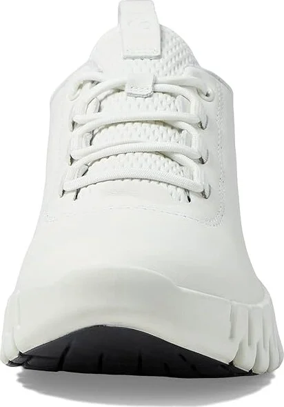 ECCO Gruuv Sneaker Women's Shoes White/Light Grey : EU 35 (US Women's 4-4.5) M, Leather - Image 5