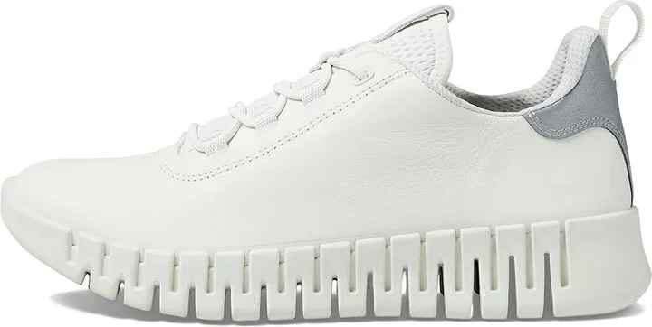 ECCO Gruuv Sneaker Women's Shoes White/Light Grey : EU 35 (US Women's 4-4.5) M, Leather - Image 6