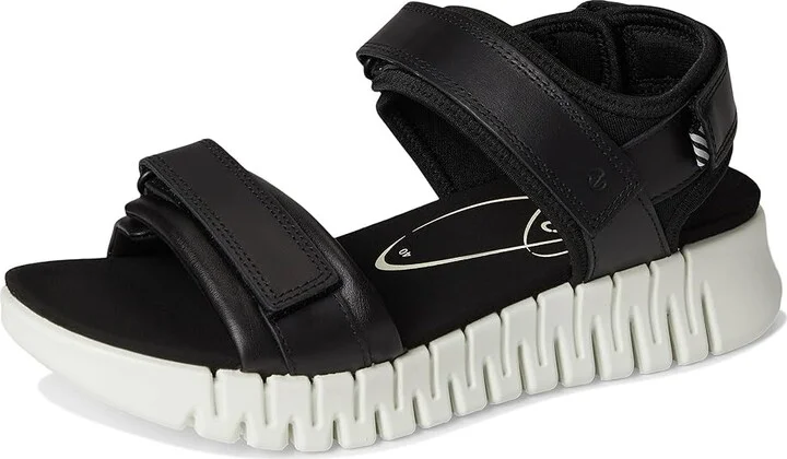 ECCO Gruuv Sol Sandal Women's Sandals Black : EU 43 (US Women's 12-12.5) M, Leather - Image 5