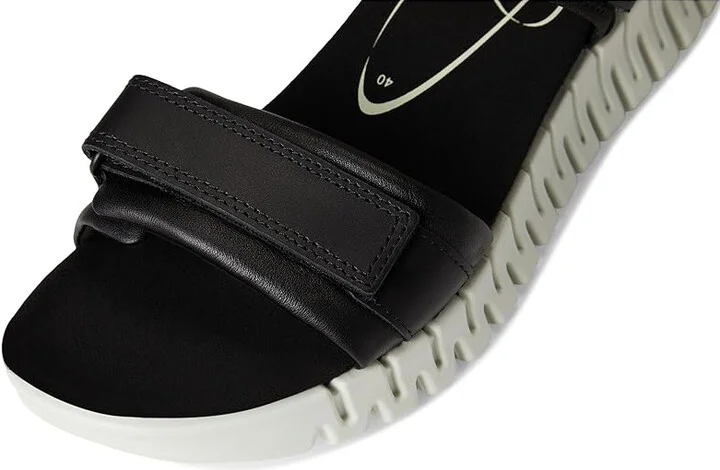 ECCO Gruuv Sol Sandal Women's Sandals Black : EU 43 (US Women's 12-12.5) M, Leather - Image 7