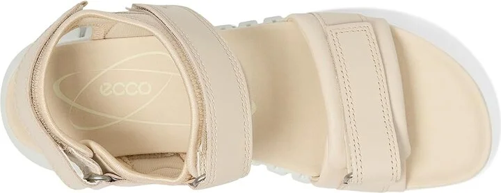 ECCO Gruuv Sol Sandal Women's Sandals Limestone : EU 40 (US Women's 9-9.5) M, Leather - Image 2