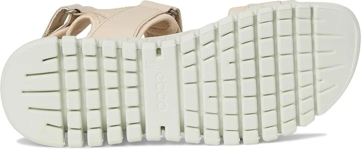ECCO Gruuv Sol Sandal Women's Sandals Limestone : EU 40 (US Women's 9-9.5) M, Leather - Image 3