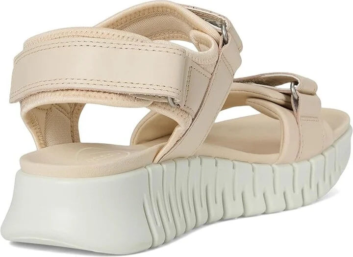 ECCO Gruuv Sol Sandal Women's Sandals Limestone : EU 40 (US Women's 9-9.5) M, Leather - Image 4