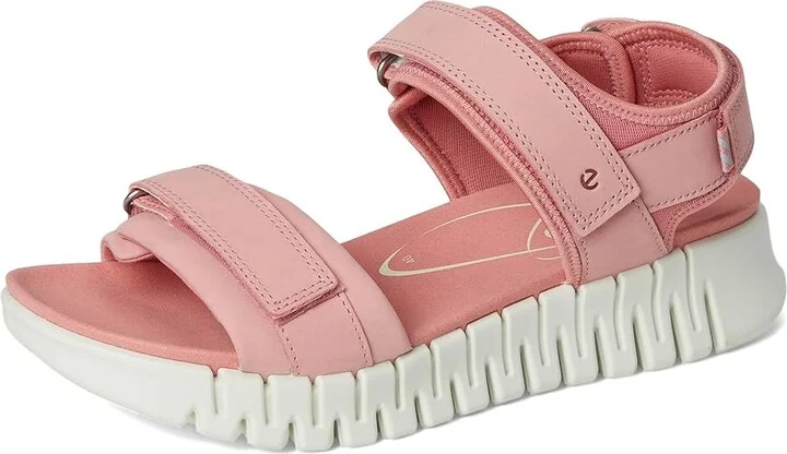 ECCO Gruuv Sol Sandal Women's Sandals Old Rose Nubuck : EU 39 (US Women's 8-8.5) M, Leather - Image 5