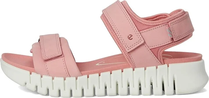 ECCO Gruuv Sol Sandal Women's Sandals Old Rose Nubuck : EU 39 (US Women's 8-8.5) M, Leather - Image 6