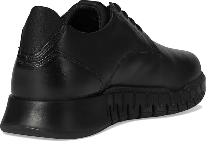 ECCO Gruuv Studio Plain Toe Sneaker Men's Shoes Black/Black : EU 42 (US Men's 8-8.5) M, Leather - Image 4