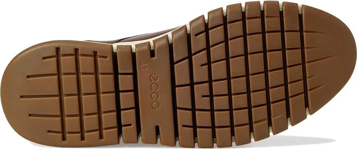 ECCO Gruuv Studio Plain Toe Sneaker Men's Shoes Mink/Mocha : EU 40 (US Men's 6-6.5) M, Leather - Image 3