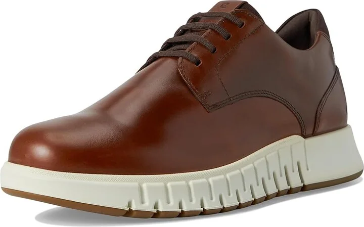 ECCO Gruuv Studio Plain Toe Sneaker Men's Shoes Mink/Mocha : EU 40 (US Men's 6-6.5) M, Leather - Image 5