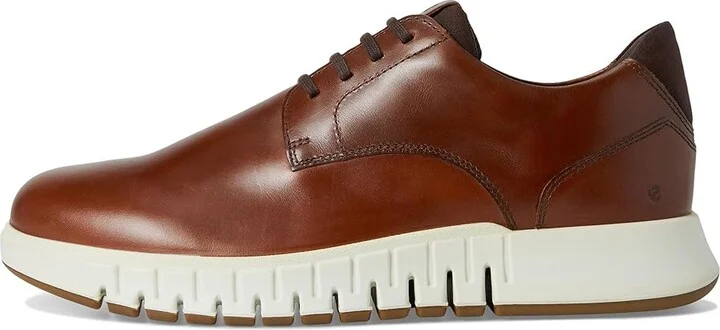 ECCO Gruuv Studio Plain Toe Sneaker Men's Shoes Mink/Mocha : EU 40 (US Men's 6-6.5) M, Leather - Image 6