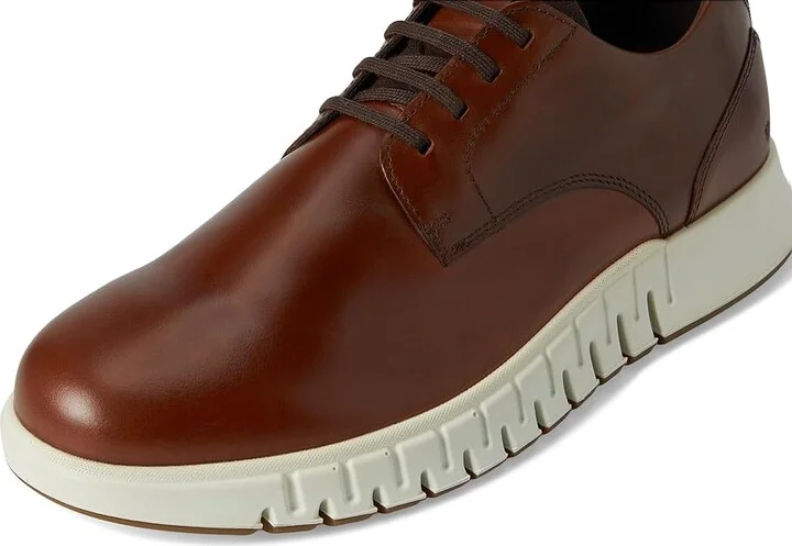 ECCO Gruuv Studio Plain Toe Sneaker Men's Shoes Mink/Mocha : EU 40 (US Men's 6-6.5) M, Leather - Image 7