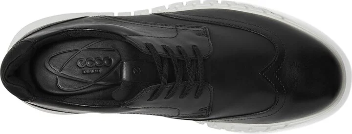 ECCO Gruuv Studio Wingtip Sneaker Men's Shoes Black/Black : EU 45 (US Men's 11-11.5) M, Leather - Image 2