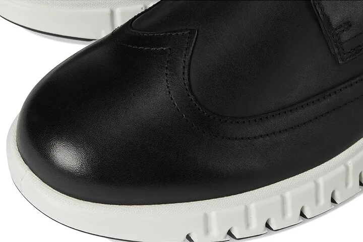 ECCO Gruuv Studio Wingtip Sneaker Men's Shoes Black/Black : EU 45 (US Men's 11-11.5) M, Leather - Image 7