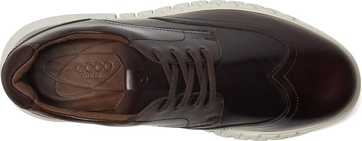 ECCO Gruuv Studio Wingtip Sneaker Men's Shoes Cocoa Brown/Mocha : EU 44 (US Men's 10-10.5) M, Leather - Image 2