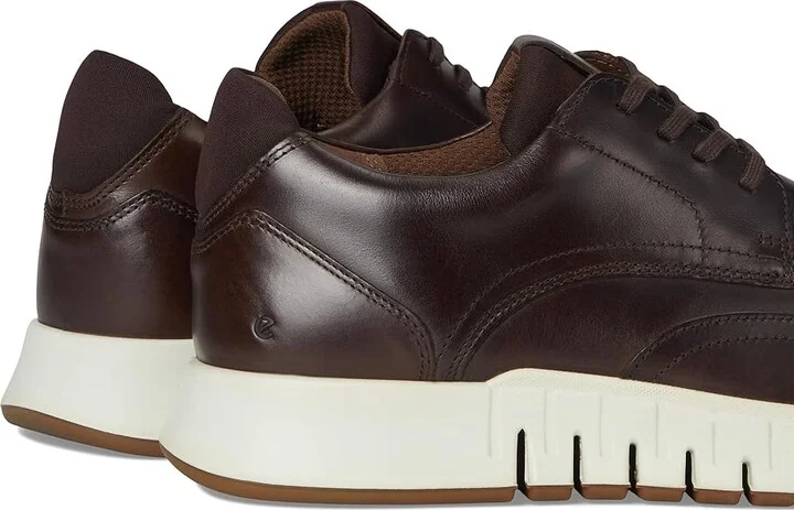 ECCO Gruuv Studio Wingtip Sneaker Men's Shoes Cocoa Brown/Mocha : EU 44 (US Men's 10-10.5) M, Leather - Image 7