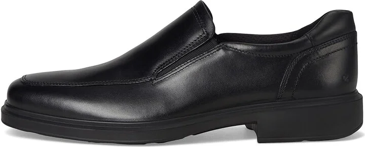ECCO Helsinki 2.0 Apron Toe Slip-On Men's Shoes Black : EU 39 (US Men's 5-5.5) D - Medium, Leather - Image 6